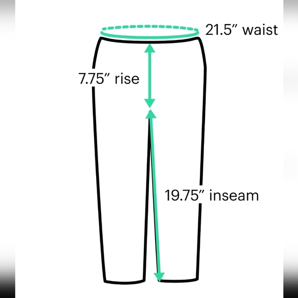 Lululemon Athletica Blue Leggings Size 4 Low rise waist with back pocket - Picture 4 of 4